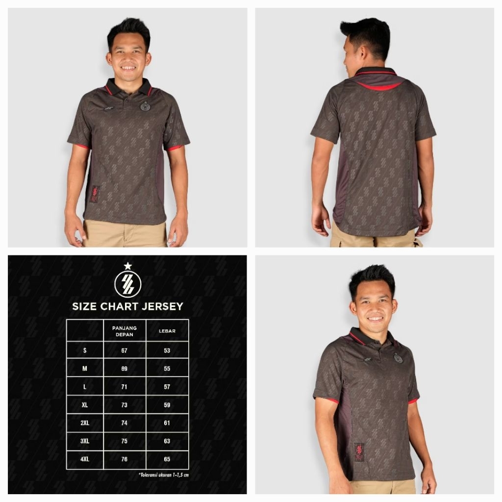 (SIZE S) jersey bola persija hut 96 original