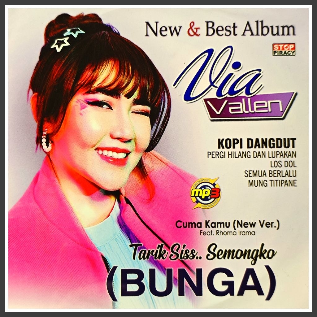 Kaset MP3 Audio Lagu Dangdut Jingkrak Via Vallen - Nella Kharisma Album Edisi Pilihan Terlaris