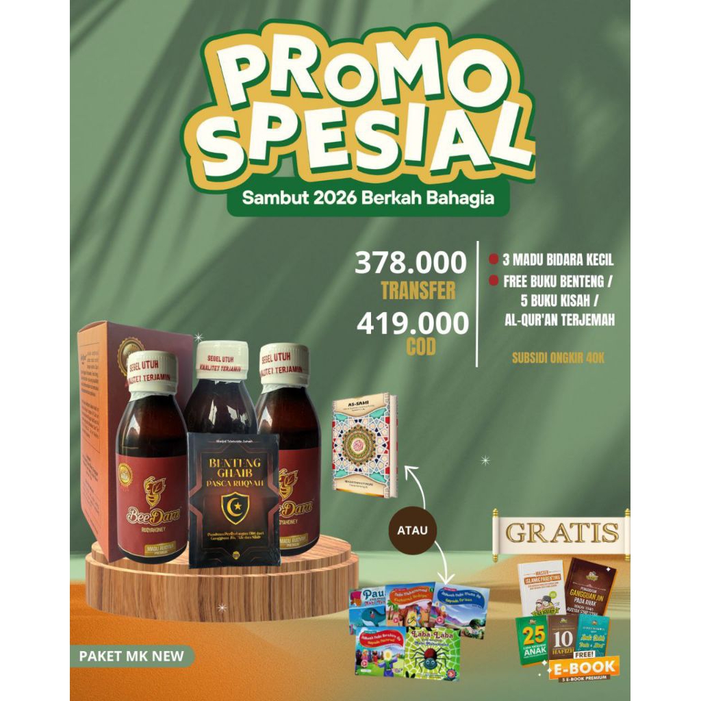 Madu Beedara Sambut 2026 Berkah Bahagia Kecil