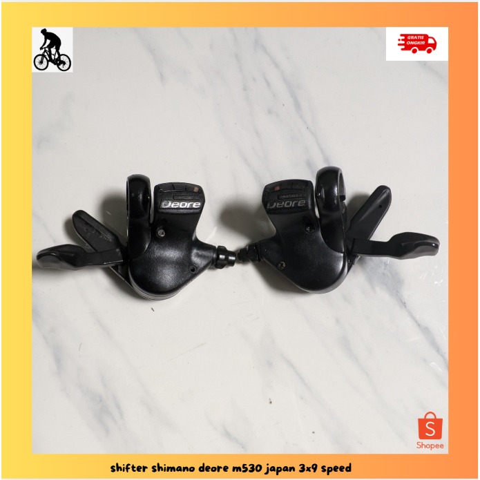 shifter shimano deore m530 original japan 3x9 speed