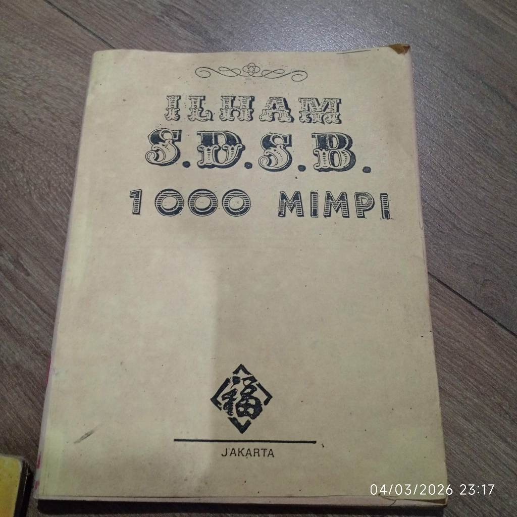buku ilham sdsb 1000 mimpi langka