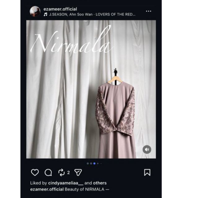 Gamis brukat @Ezameer.official | Baju Kondangan