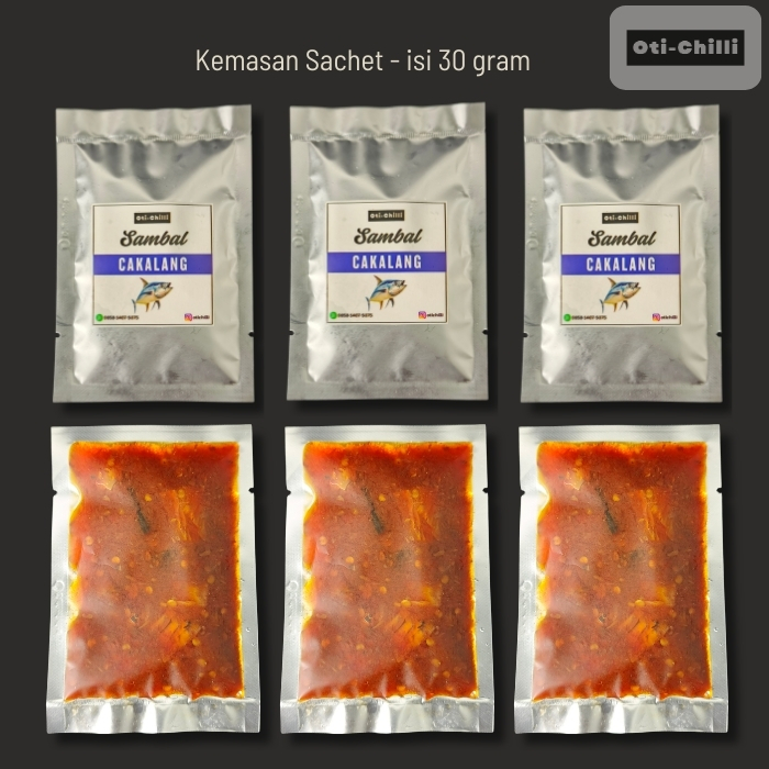 Sambal Cakalang Kemasan Sachet - Sambal Sachet 30gr