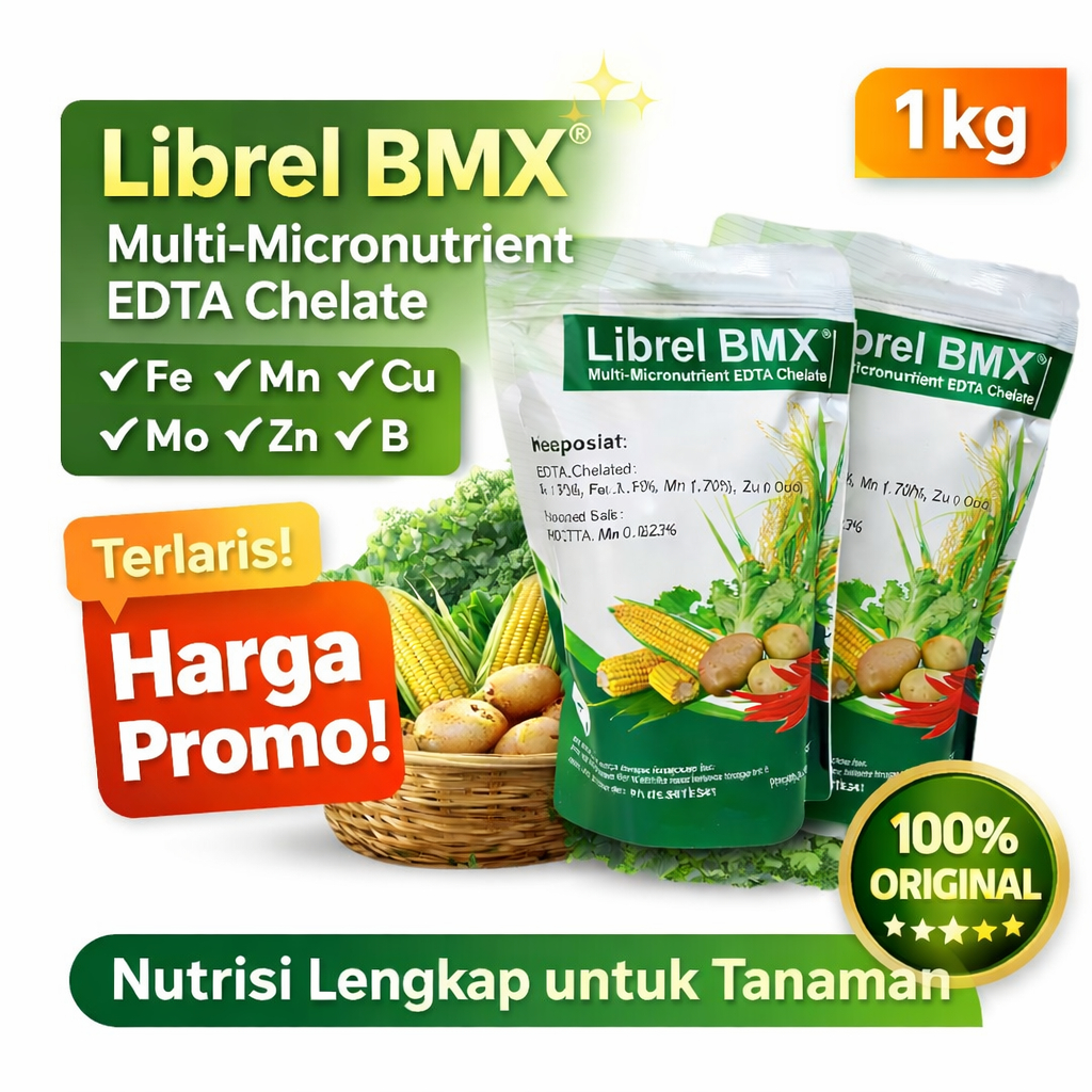 Pupuk Mikro Lengkap EDTA Chelate untuk Tanaman Sehat 1 Kg