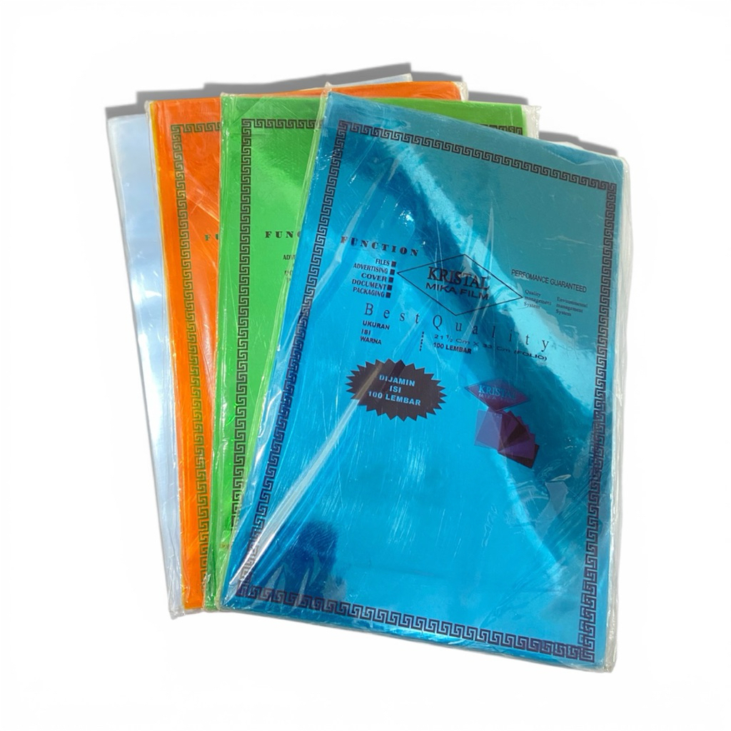 kertas Mika film/ sampul jilid