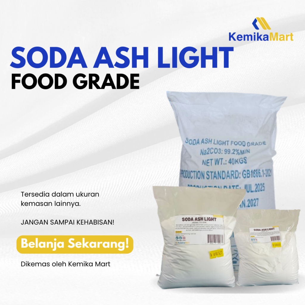 Soda Ash Light Food Grade / Natrium Karbonat / Sodium Karbonat