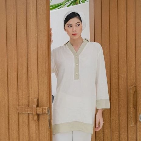 Asiro Nazia Linen Blouse Atasan Wanita Baju Linen Atasan Linen Baju Wanita Terbaru