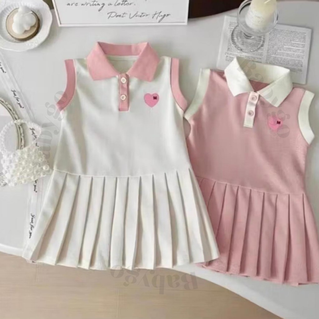 Dress Anak Perempuan Model Kerah | Baju Anak Perempuan | Dress Anak Premium