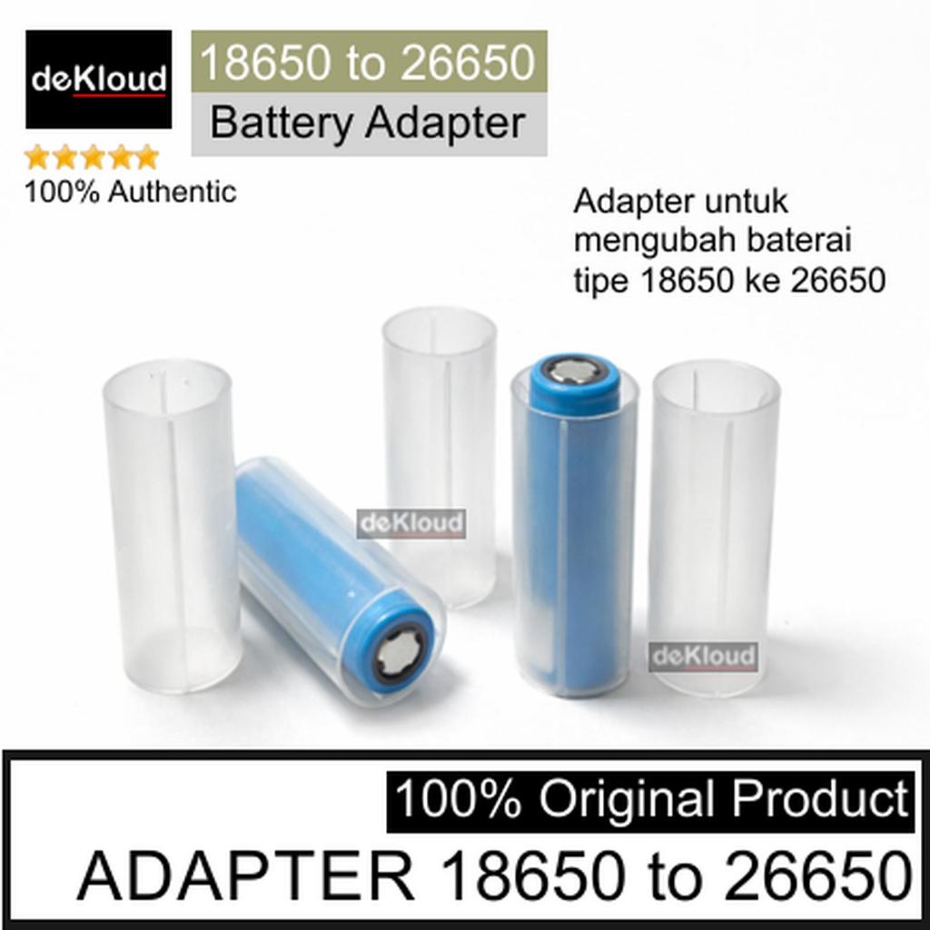 Baterai Adapter 18650 ke 26650 | batre adaptor to battery batere