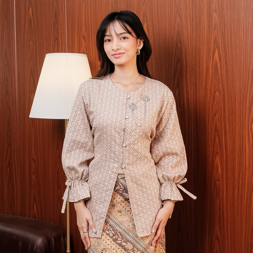 Kena Kebaya | Blouse Jaguard | Blouse Kebaya Modern