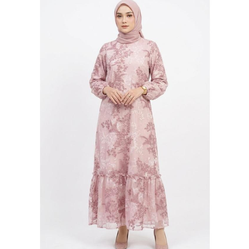 Eprise Yasmine Gamis Dress PINK FP759C | Gamis Wanita Muslim
