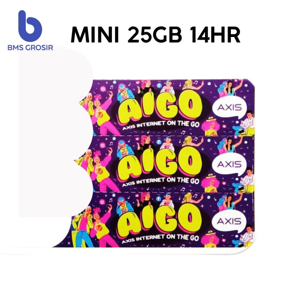 Voucher Axis Aigo Mini 25 GB 14 Hr