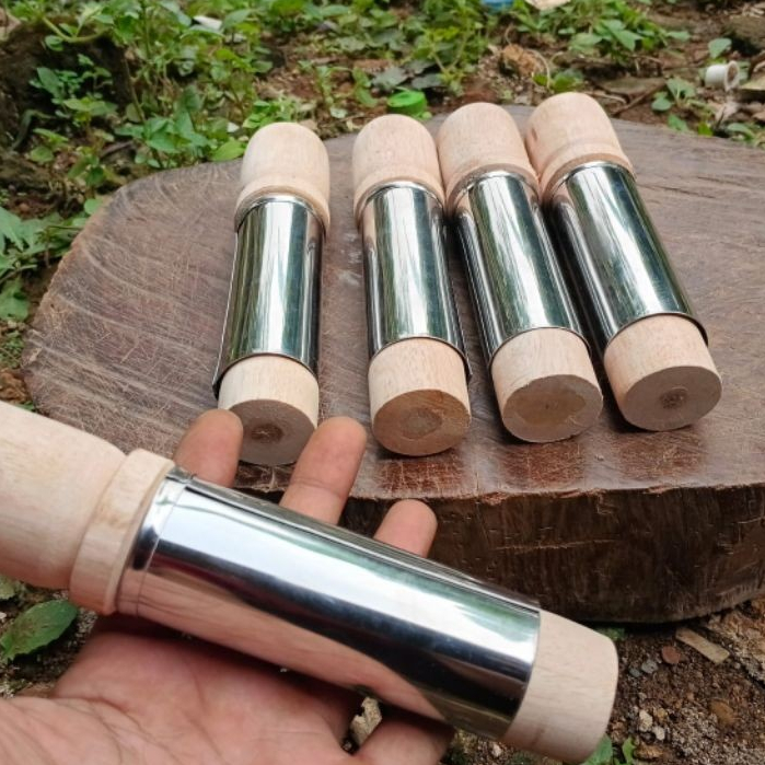 Cetakan Buras Stainless/Cetakan Buras Anti lengket/Alat Pembuat Buras Stainless+penekan kayu