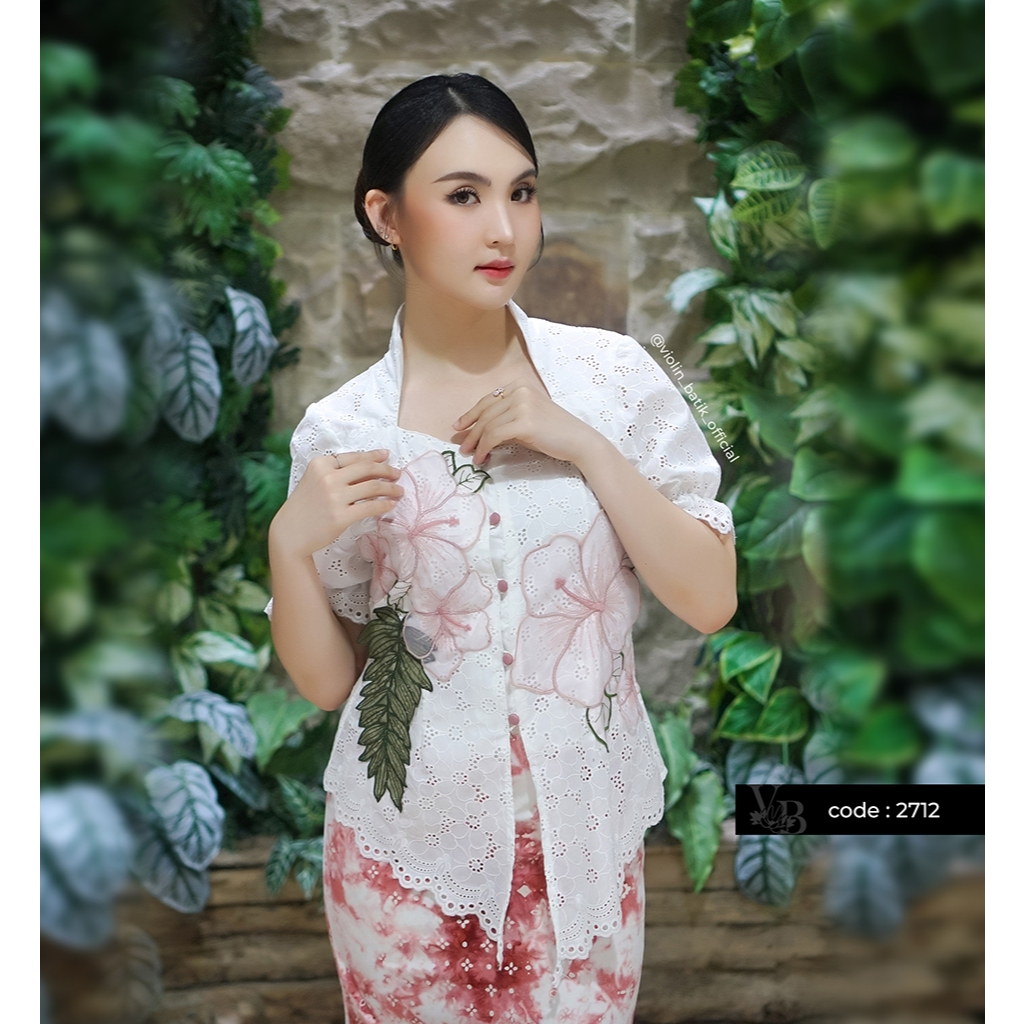 Violin Batik Stelan Kebaya Rok Batik Katun 2712