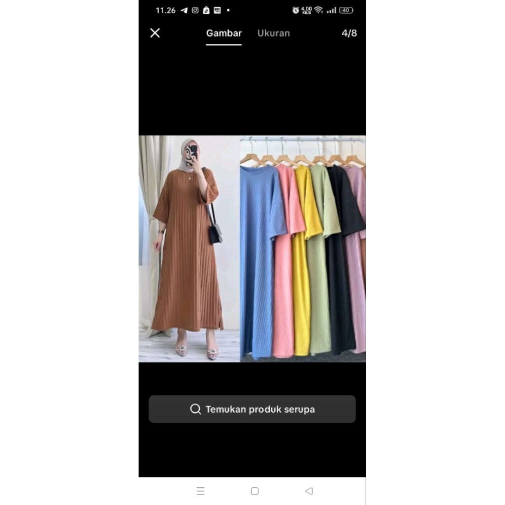 DRESS KNIT HORNET GAMIS midi