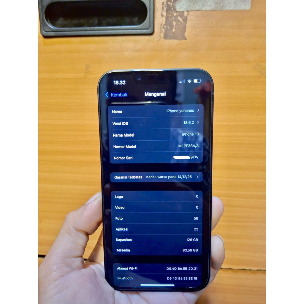 IPHONE 13 128GB SECOND IBOX, RESMI IBOX, iphone second.