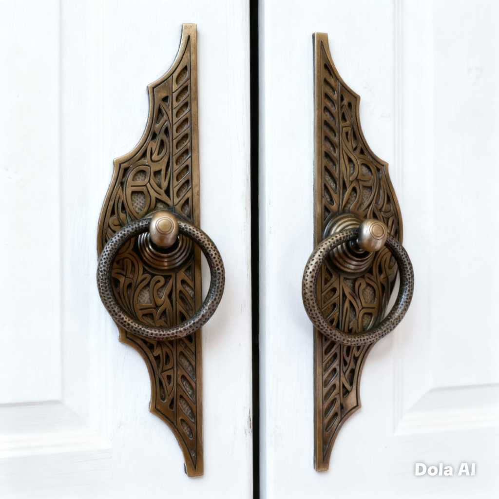 Handle Pintu Gebyok Kuningan Antik Handle Pintu Rumah Gebyok Kuno