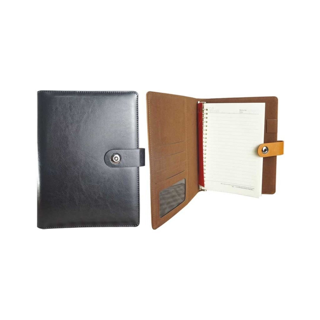 BINDER BUKU CATATAN KULIT / AGENDA BINDER KULIT MS A5 326 KANCING MAGNET