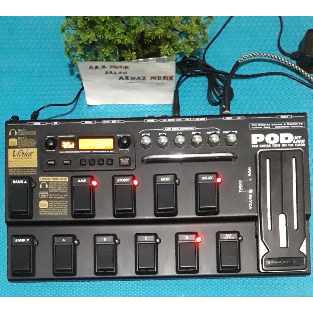 efek gitar pod xt live