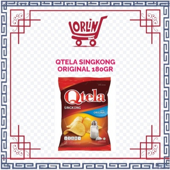 QTELA KERIPIK SINGKONG ORIGINAL 180GR/QTELA