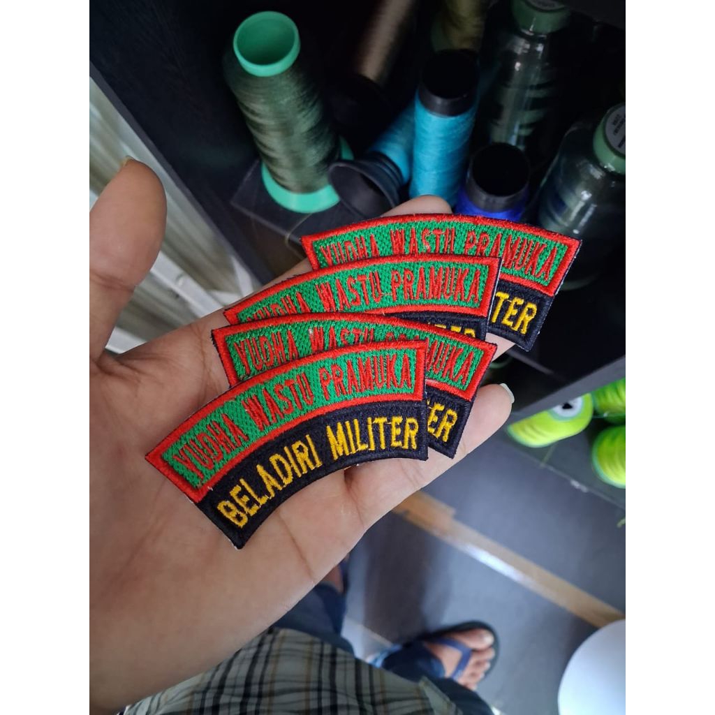 badge/pet pdh yudha wastu pramuka bela diri militèr