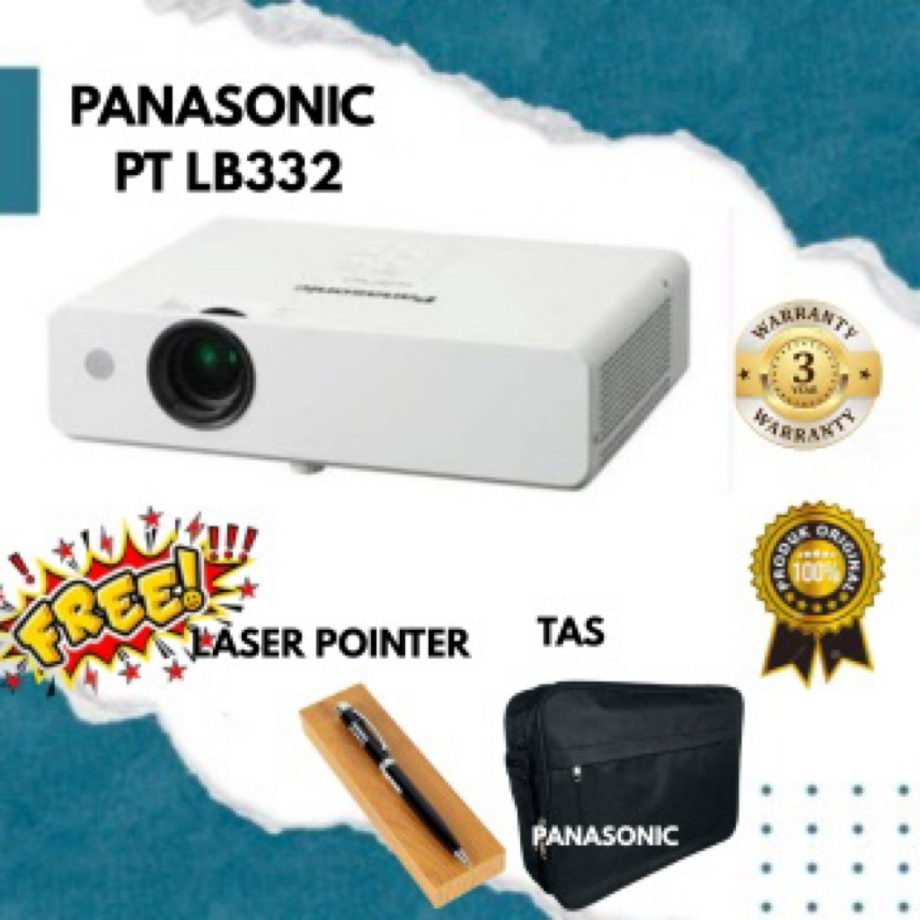 Proyektor Panasonic PT-LB332 - 3300 Lumens, 1080p, LCD