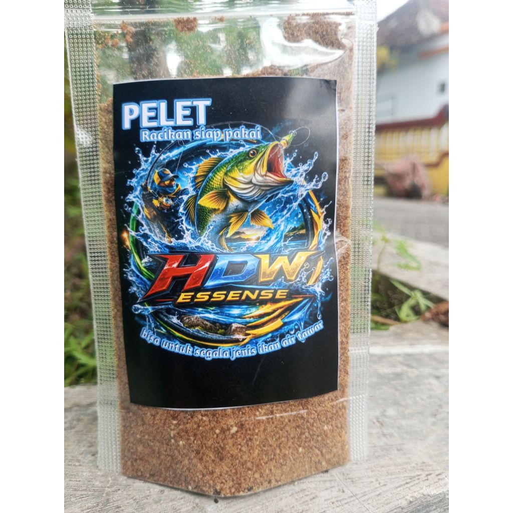 pelet sangrai super amis 100 gram. Untuk ikan patin , ikan mas dan nila