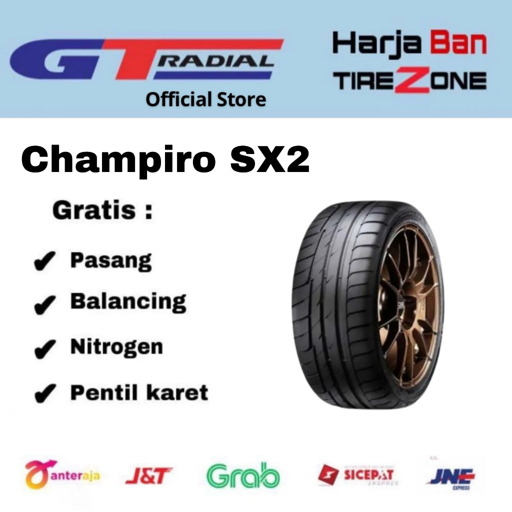 Ban Mobil GT Radial 195/50 R15 Champiro SX2