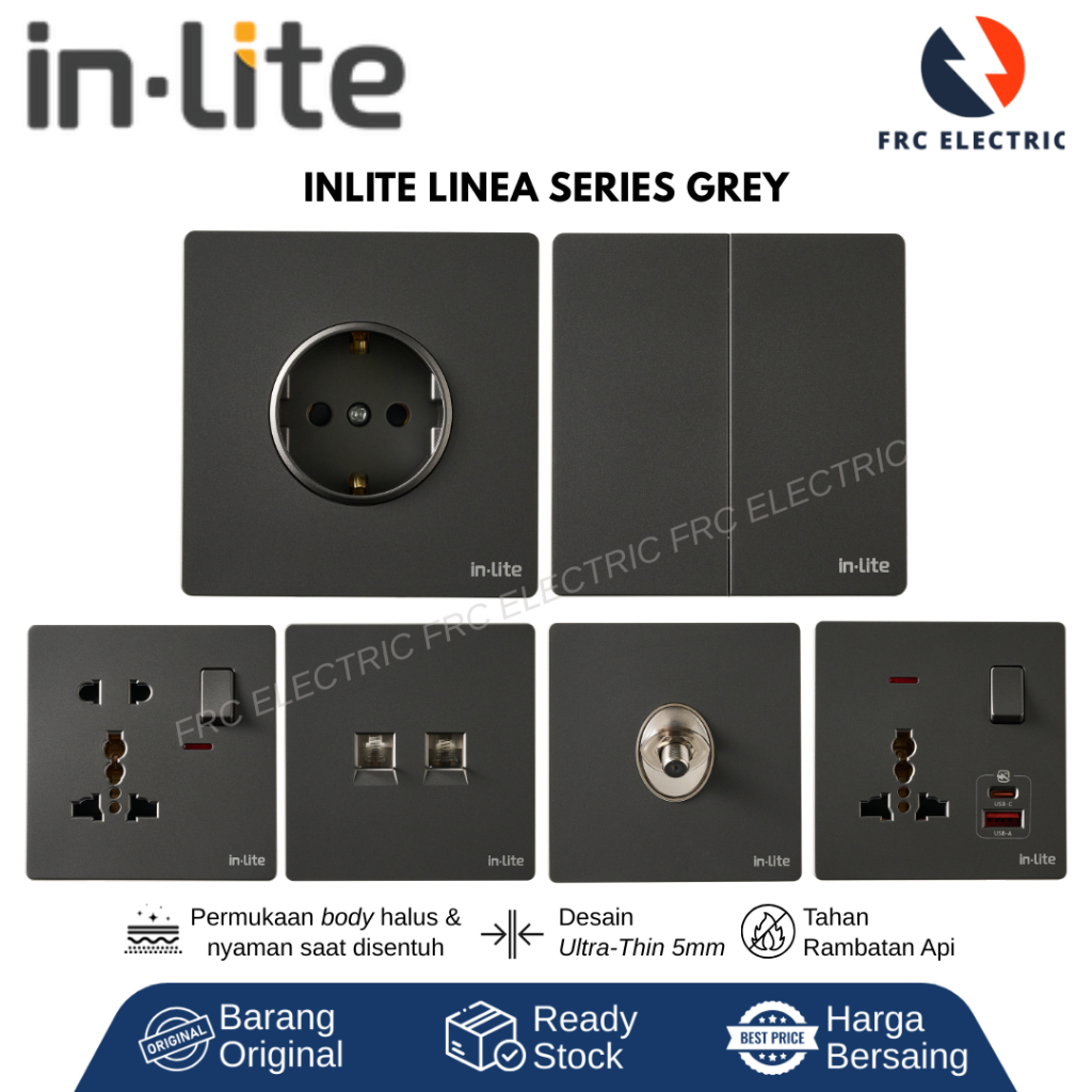 SAKLAR - STOP KONTAK - SAKLAR LAMPU - SAKLAR SERI - SAKLAR LAMPU ABU-ABU - STOP KONTAK AC - INBOWDUS