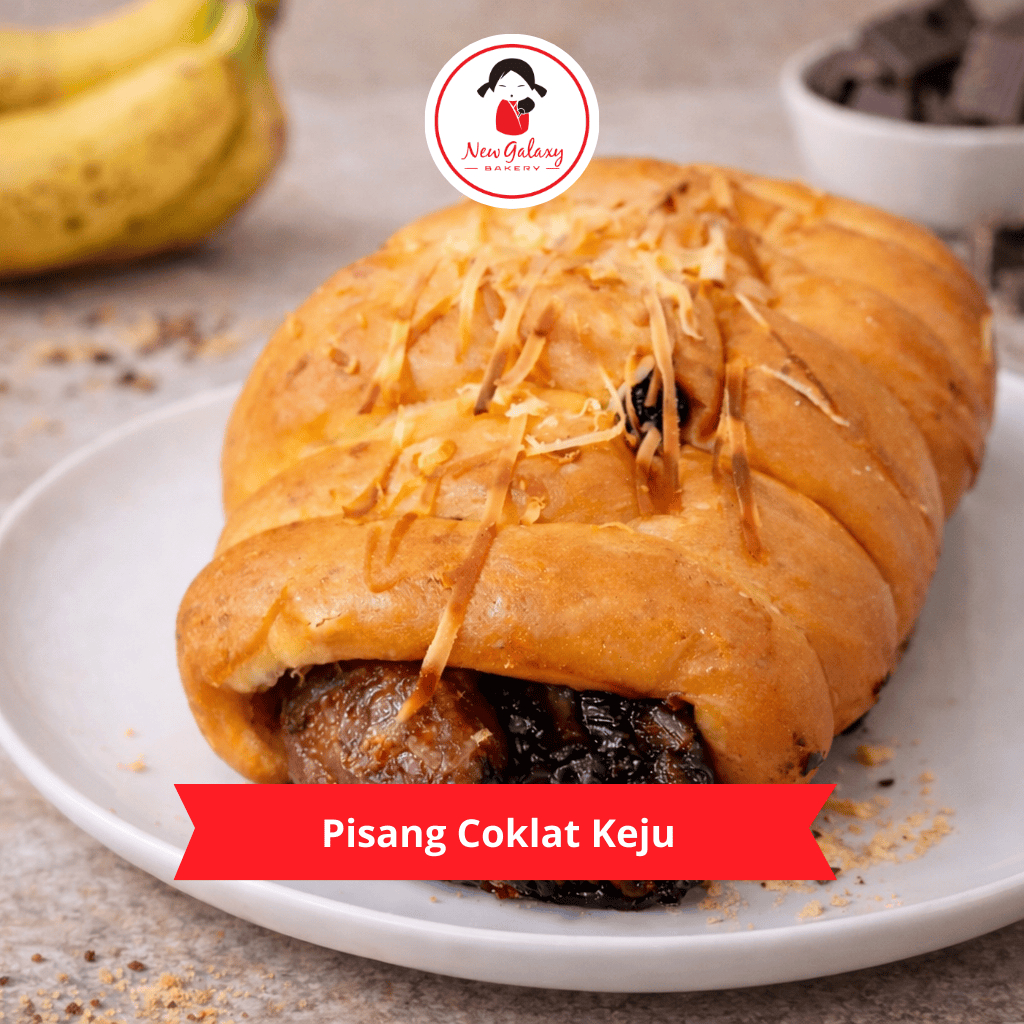 Roti Pisang Coklat Keju | Roti Isi Pisang Coklat dan Keju