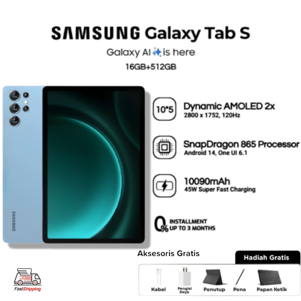 Samsung Galaxy S9 Tab 11 Inch | 5G/4G LTE | 12GB RAM 512GB ROM | Dual SIM | Android Tablet | New Sto