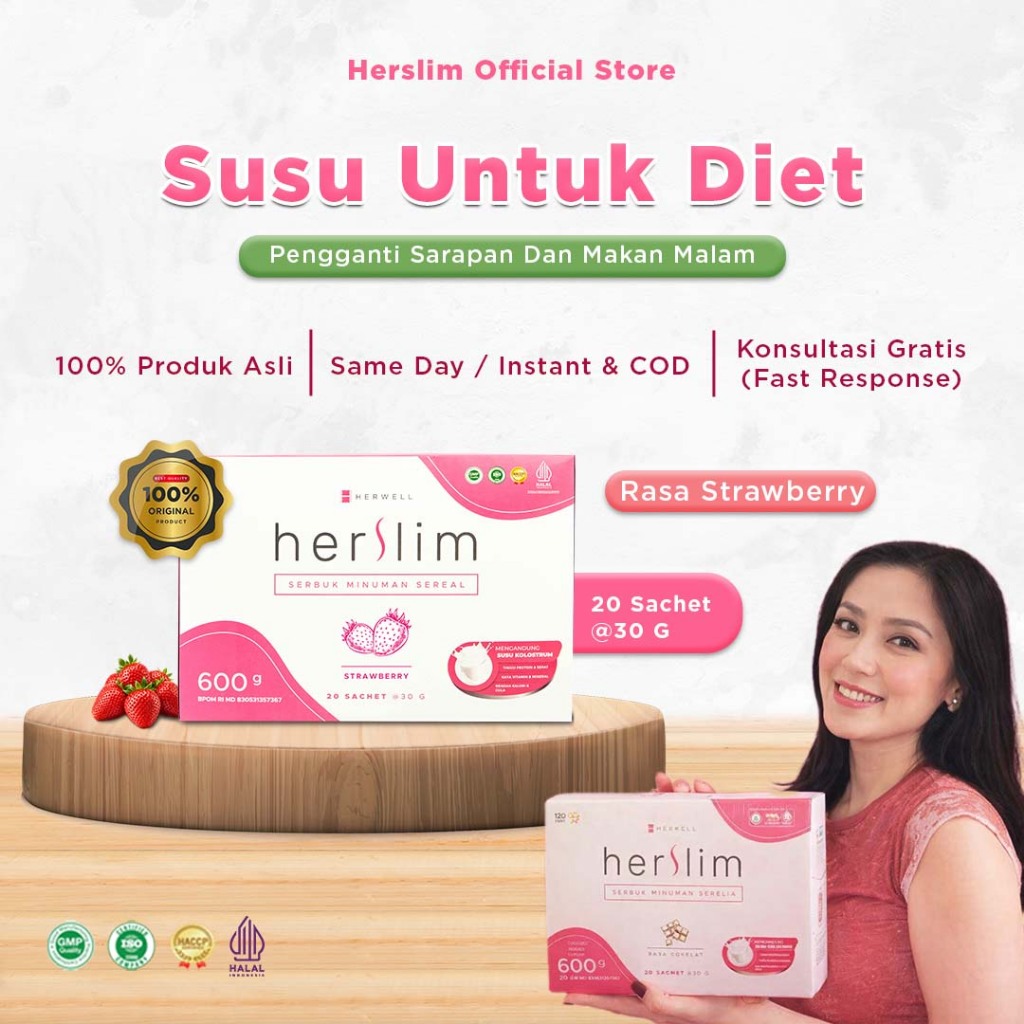 Herwell Paket Awet Herslim + Herlean - Original Diet