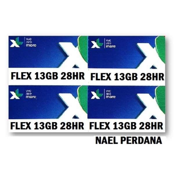 VOUCHER XL FLEX 13GB 28HARI