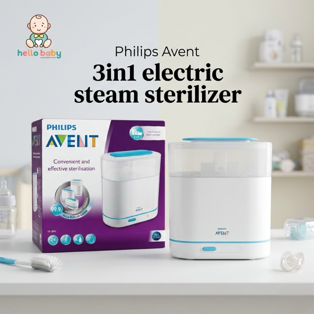 Philips Avent 3in1 Steam Sterilizer /Sterilizer dengan uap