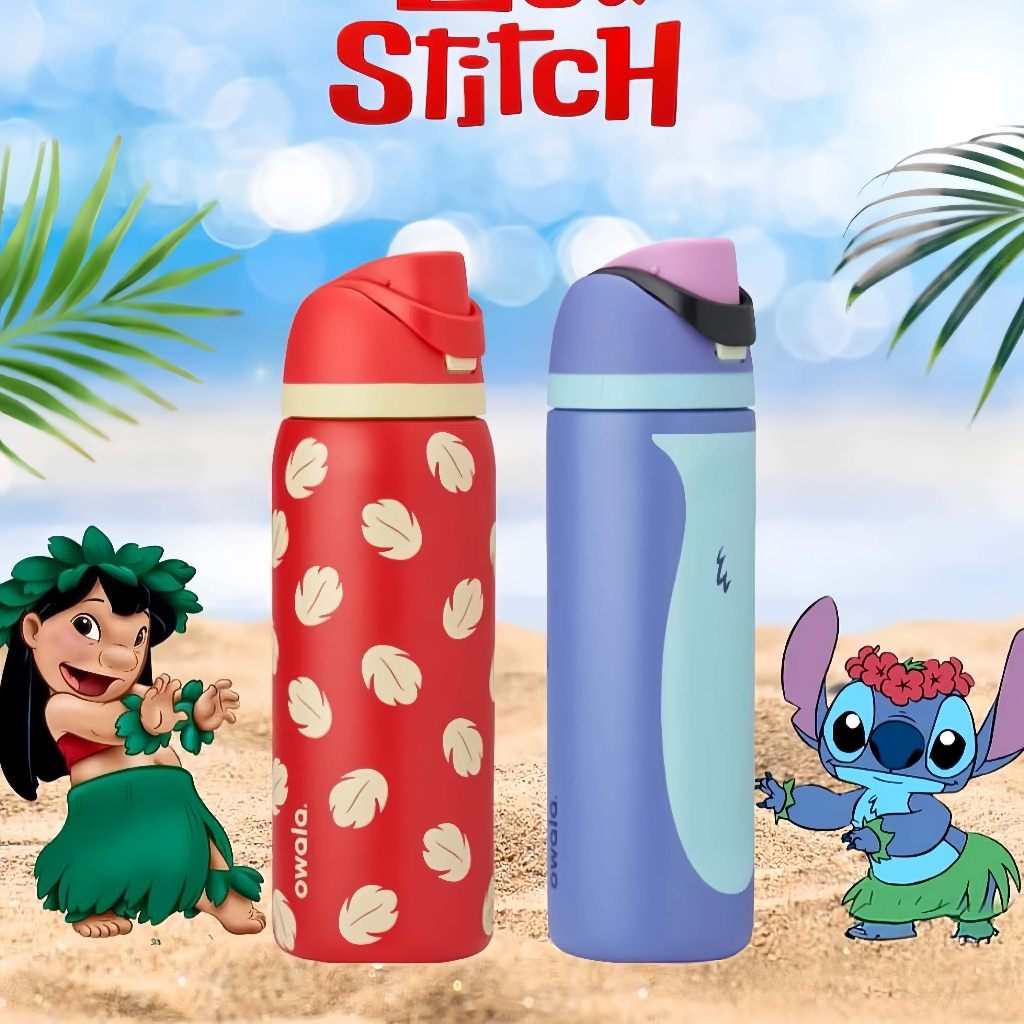 Owala x Stitch Tumbler Edisi Kolaborasi Anti Bocor Tahan Dingin 24 Jam BPA Free