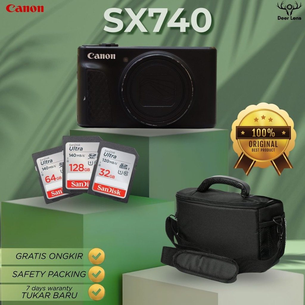 CANON POWERSHOT SX740 - CAMERA POCKET DIGITAL CANON - TRAVELING & VLOG CAMERA - Canon sx740 sx 740