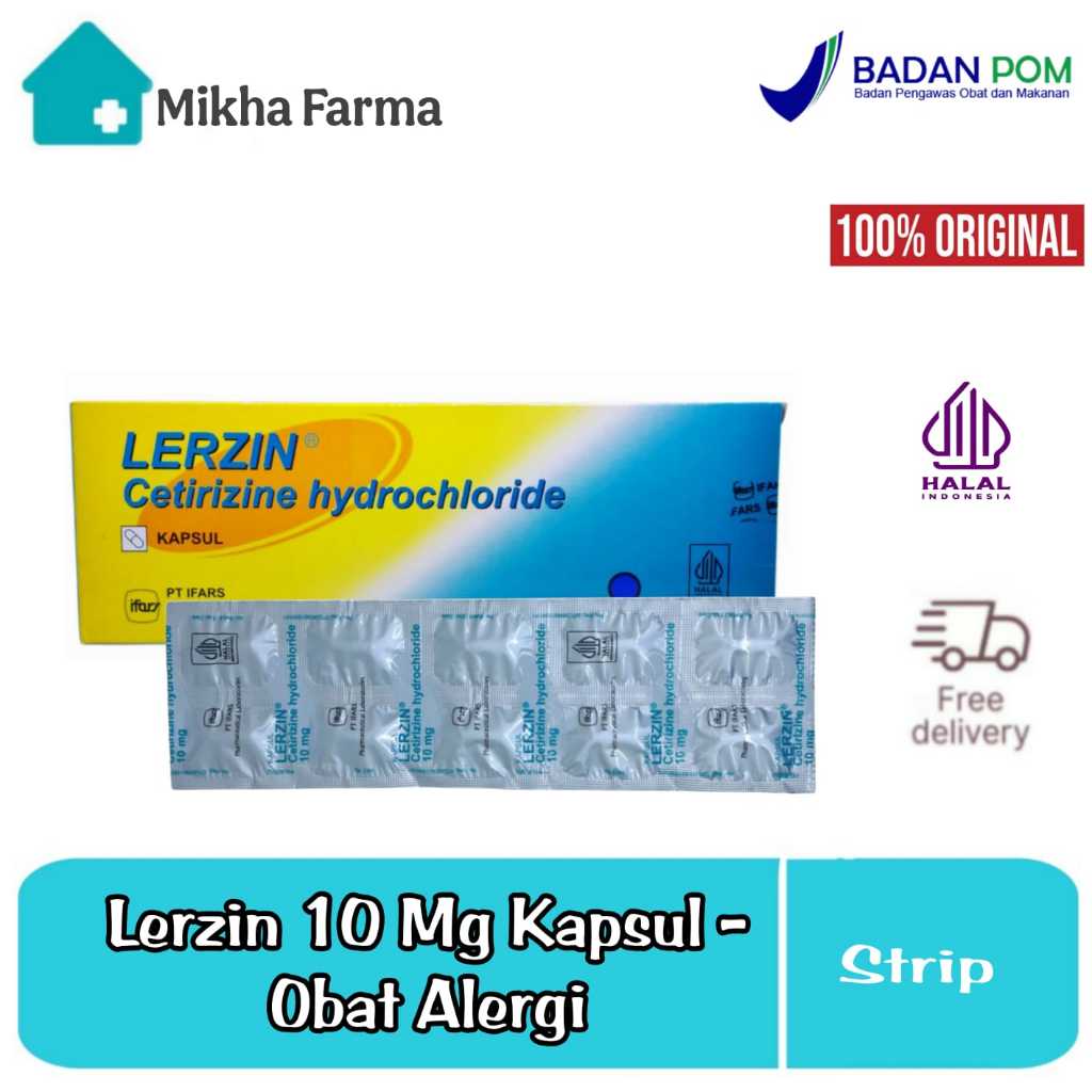 Lerzin Kapsul - Untuk Obat Alergi