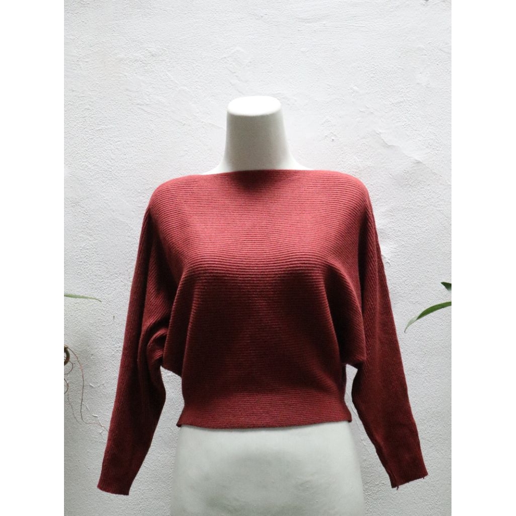 Crewneck Batwing Knit