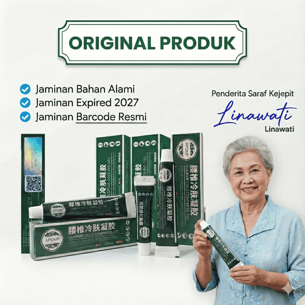 LUMBAR Salep Lumbar Gel Melembapkan Otot Melepas Saraf Kejepit 20g