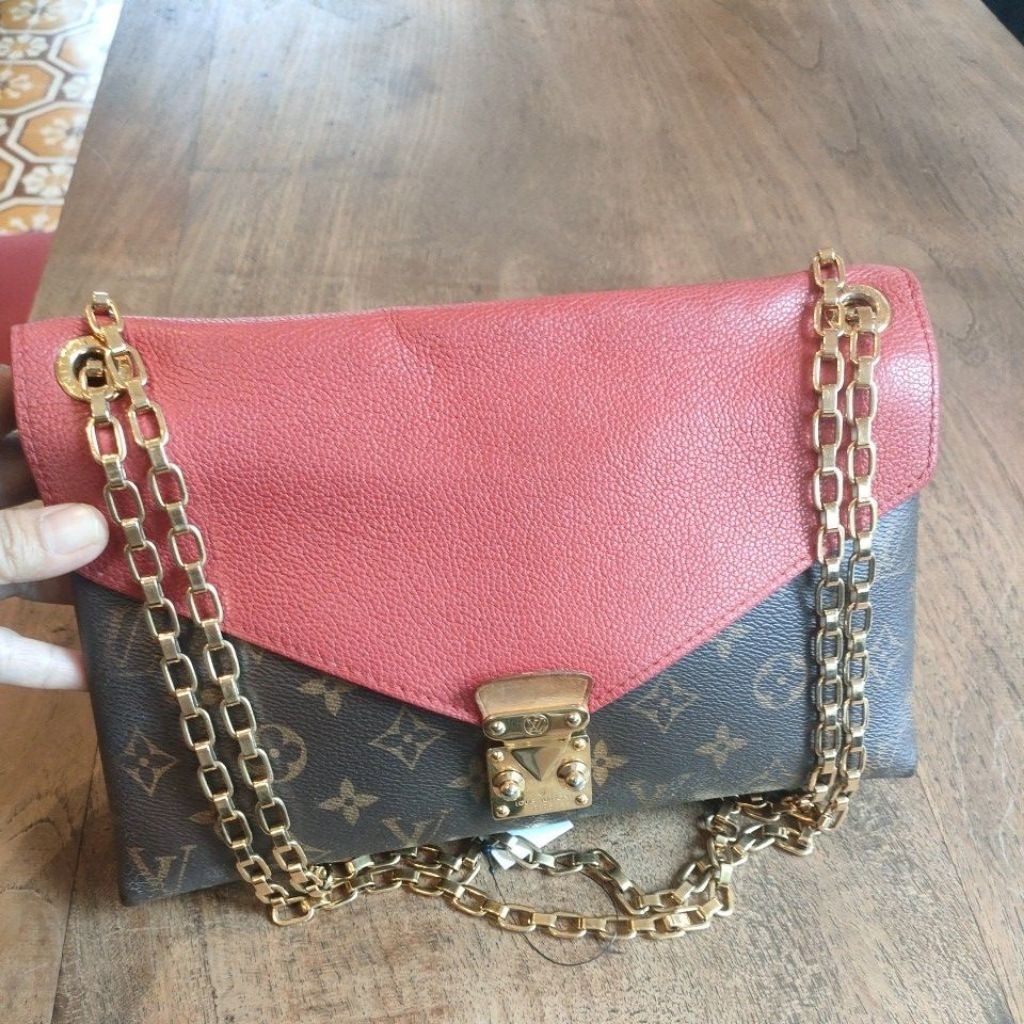 preloved LV mini pallas red 2016