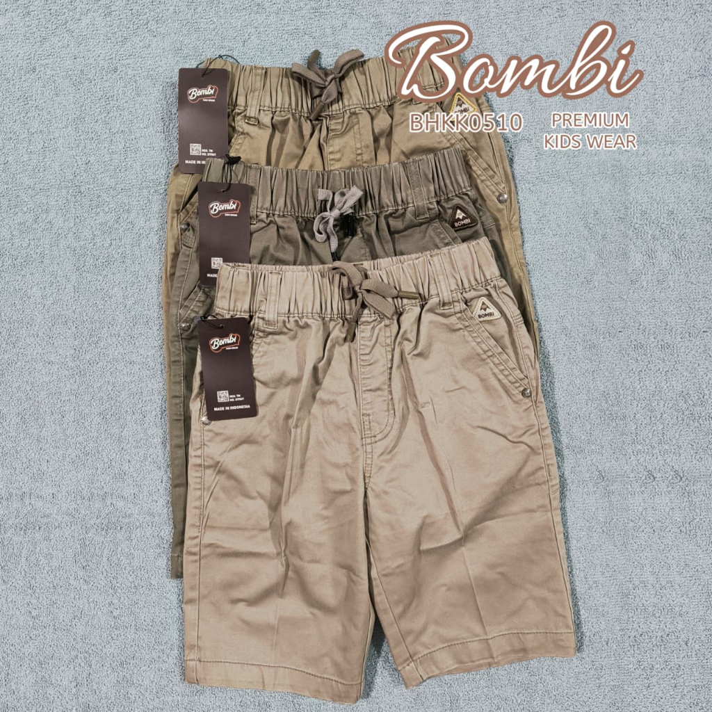 Bombi - Celana Pendek Chino Anak Laki-laki 6th - 17th BHKK0510 // Celana Pendek Chino Anak Laki-Laki