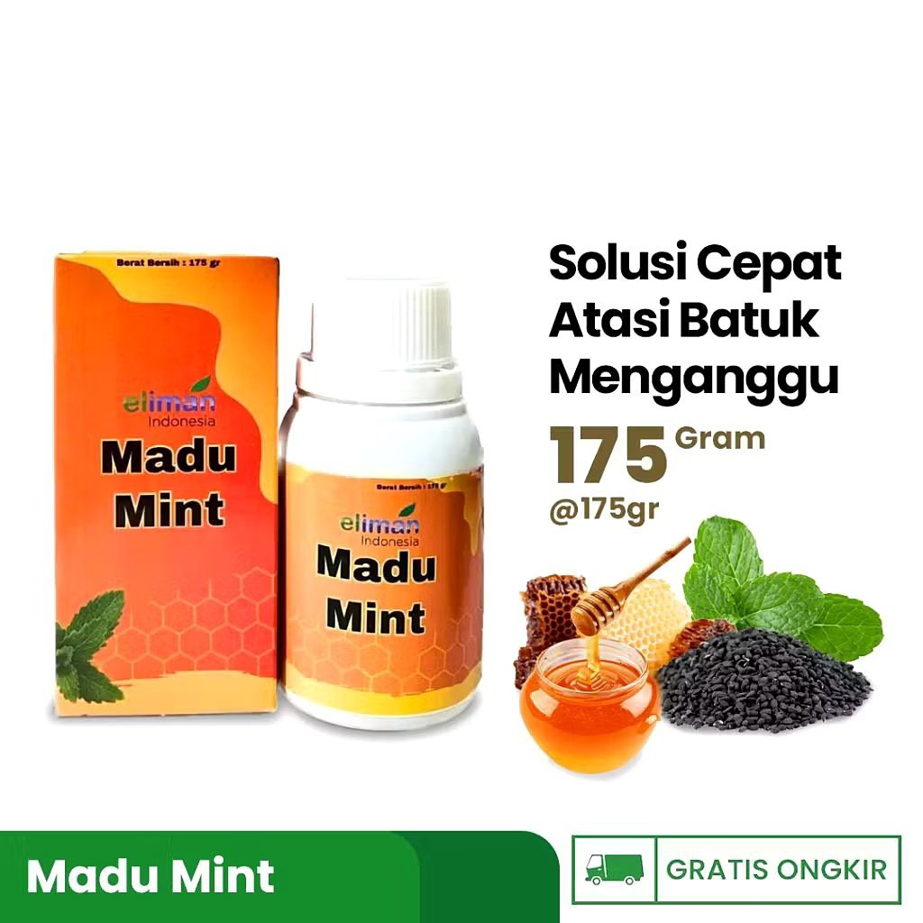Madu Batuk Eliman - Madu Mint Batuk & Flu