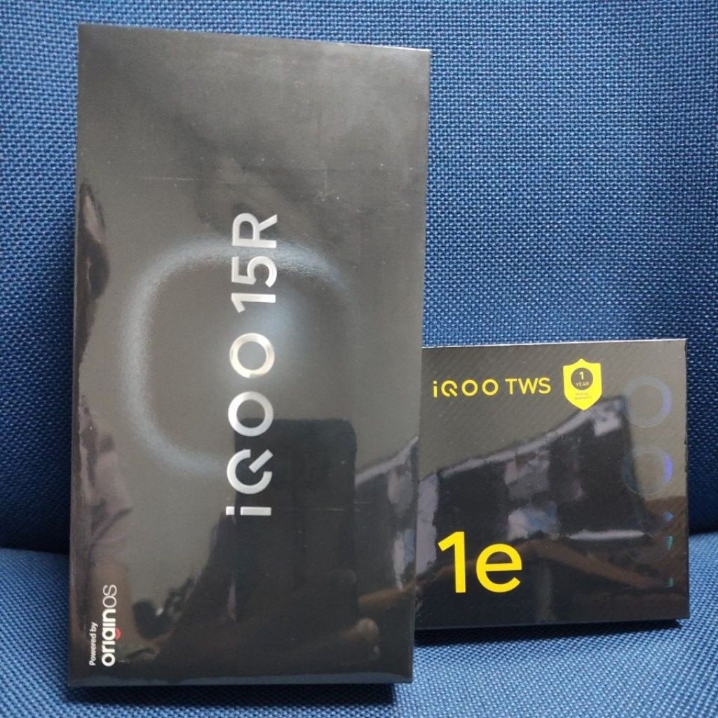 Vivo iQOO 15R 5G RAM 8/256GB Snapdragon 8 Gen5 Baterai 7600mAh 100W Gaming Gratis TWS IQOO 1e