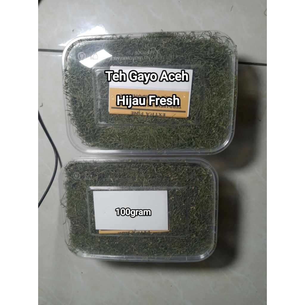 teh Gayo Aceh asli Takengon 100gram hijau fresh
