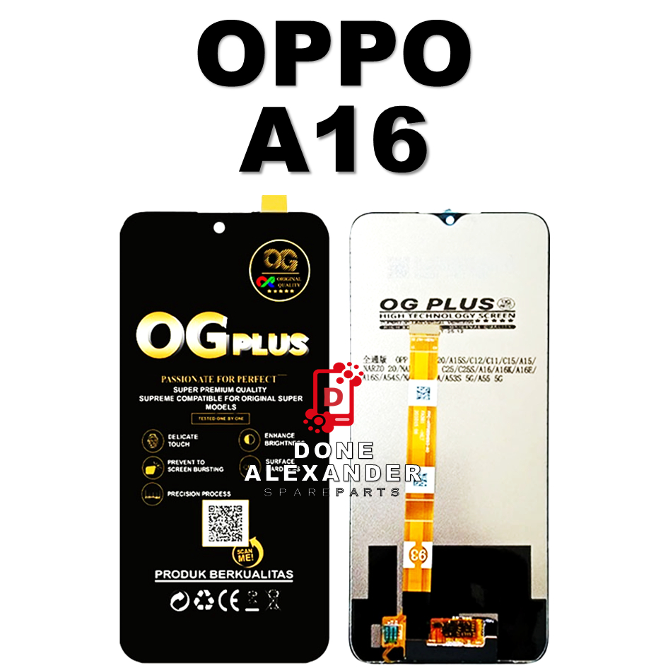 LCD TOUCHSCREEN OPPO A16 COMPLETE FULLSET ORIGINAL 100%