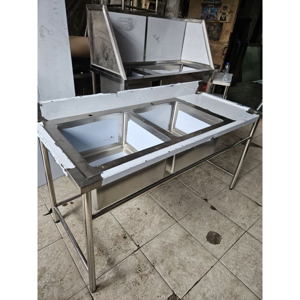 Double Sink Bowl - Sink 2 bowl Stainless steel