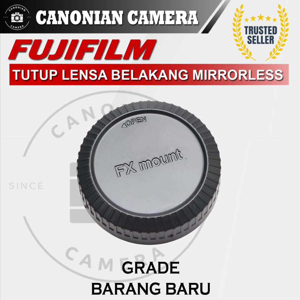Tutup Lensa Belakang For Fujifilm Mirrorless