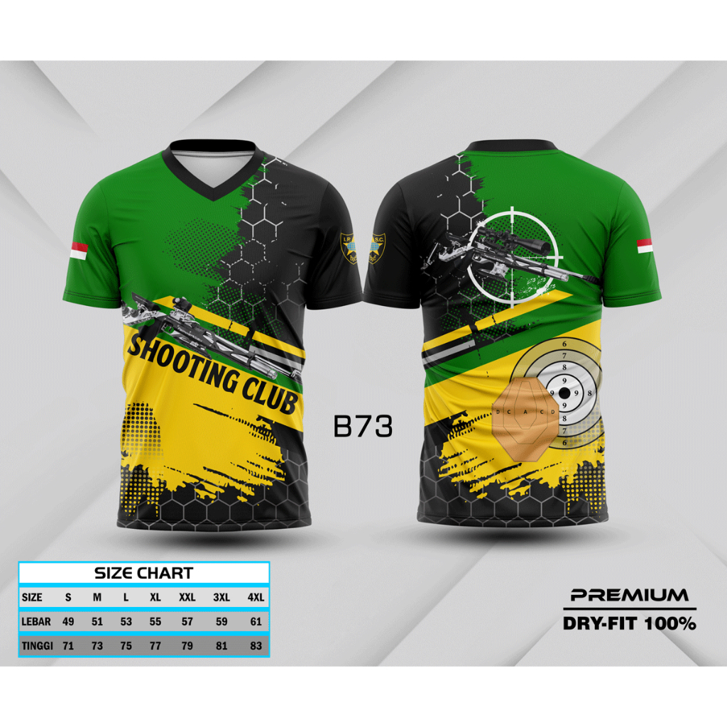 JERSEY SHOOTER - SHOOTERS - JERSEY SHOOTING - IPCS - PERBAKIN - CLUB INFINITY - KAOS