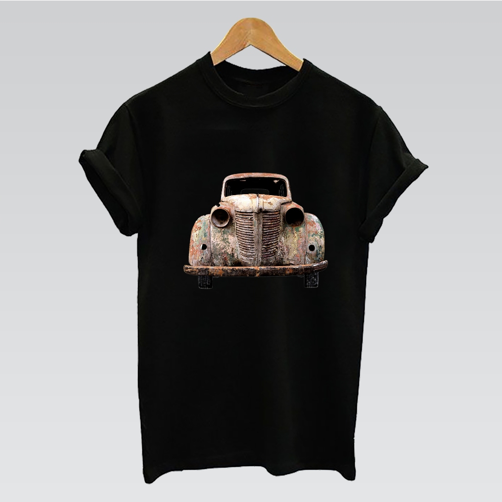 kaos pria Kaos Distro Pria Vintage Cars kaos polos T-shirt Lengan pendek kaos distro kaos pria distr