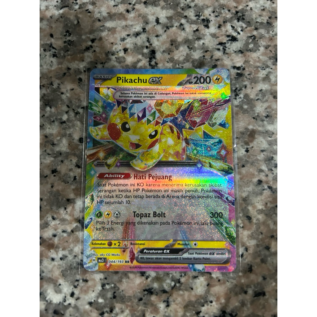 Pikachu ex RR Mega Impian